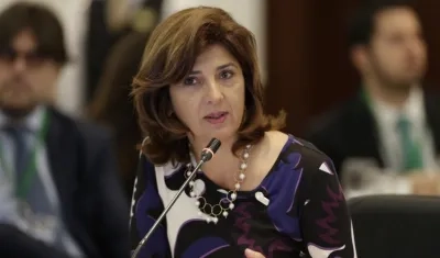 María Ángela Holguín, canciller colombiana.
