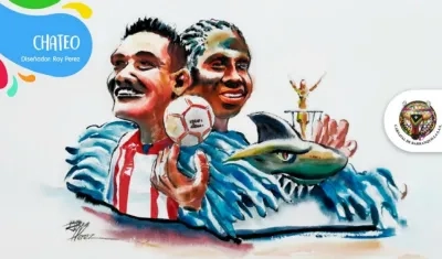 Carroza dedicada al 'ChaTeo'.