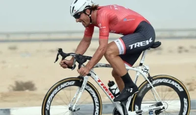 Fabián Cancellara, ciclista suizo. 