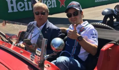 Felipe Massa, piloto de fórmula uno. 