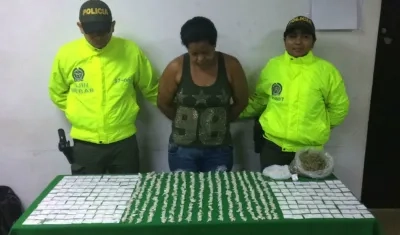 Yamile Esther Hernández Therán, capturada en La Luz.