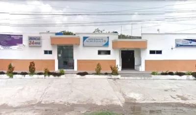 Fachada centro de salud Agrupasalud