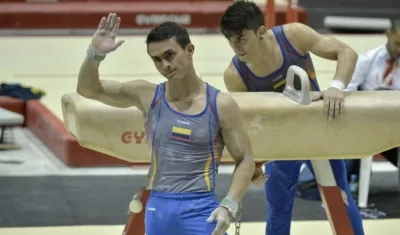 El colombiano Jossimar Calvo, laureado en la jornada inicial.
