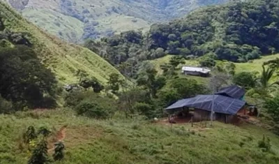 En este predio de Valdivia se presentó la masacre.