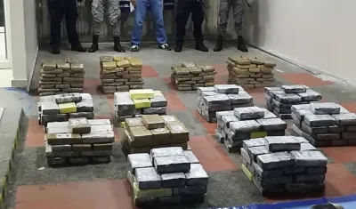 Cocaína y marihuana incautada a Los Pachenca.
