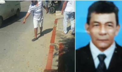 Wilmer Alfonso Cuéllar, de 51 años, perdió el equilibrio y se golpeó la cabeza.