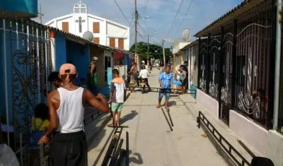 Sector de Villa San Pedro, por donde ocurrieron los hechos.