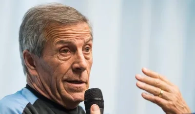 Óscar Tabárez, técnico de la selección de Uruguay.