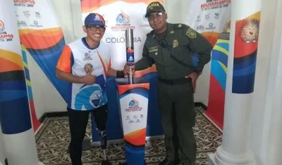 Juan de Jesús Devia Flórez, Policía colombiano. 