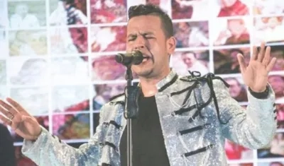 El cantante Martín Elías.