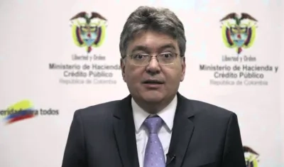 Mauricio Cárdenas, ministro de Hacienda.