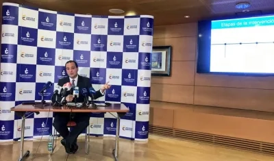 El Superintendente, José Miguel Mendoza en declaraciones.