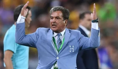 Jorge Luis Pinto, técnico colombiano. 