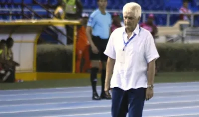 Julio Comesaña, DT del Junior.