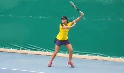 Mafe Herazo, tenista barranquillera. 