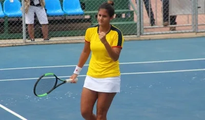 María Paulina Pérez, tenista barranquillera. 