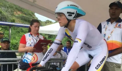 Rodrigo Contreras, medallista de oro en la CRI. 