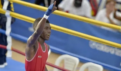 Yuberjen Martínez, boxeador colombiano. 