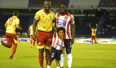 Felipe Chará, Yimmi Chará y el hijo de este Juan Pablo Chará.