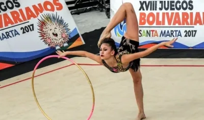 Isabella Arévalo, medallista colombiana. 