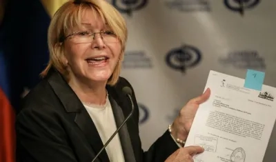 Luisa Ortega, exfiscal de Venezuela.