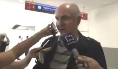 Antonio Ledezma, opositor venezolano.