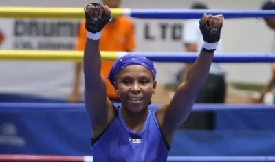 Ingrit Valencia, boxeadora colombiana.