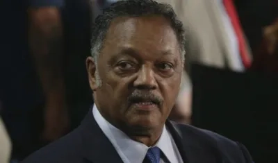Jesse Jackson, activista estadounidense por los derechos civiles.