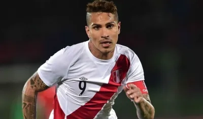 Paolo Guerreo, delantero peruano.