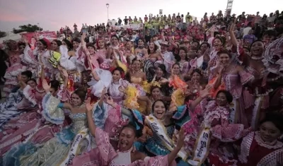 Las candidatas al reinado popular del Carnaval 2017.
