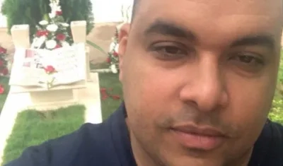 El acordeonero Rolando Ochoa.