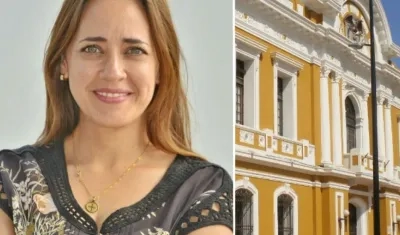 Jimena del Pilar Abril de Angelis, alcaldesa designada de Santa Marta,