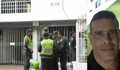La Policía llegó al lugar de los hechos.