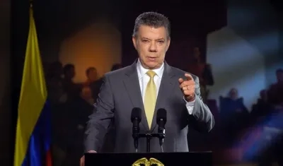 Juan Manuel Santos.