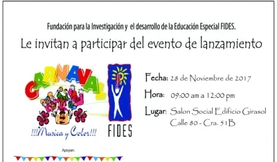 Invitación al evento.