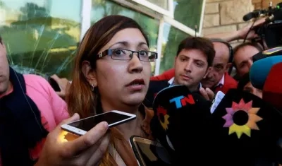 Itatí Leguizamón, esposa de tripulante del submarino.