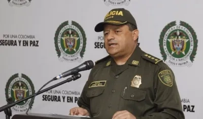 El director de la Policía de Colombia, general Jorge Hernando Nieto.
