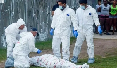 Recibió un impacto de bala en la cabeza.