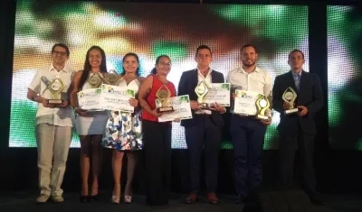 Ganadores de los Premios Gemas 2017.