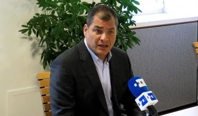 Rafael Correa, expresidente de Ecuador.