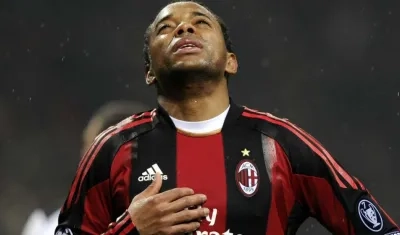 Robinho, delantero brasileño. 
