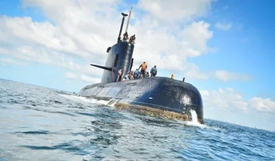 El submarino desapareció la semana pasada.