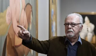 El artista colombiano Fernando Botero.