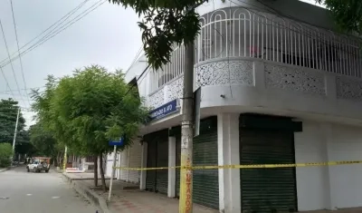 En este lugar ocurrieron los hechos en el barrio Los Cedros de Soledad.