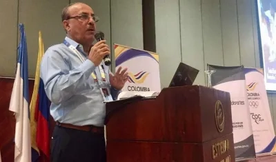 Tyrone Flórez,  presidente de la comisión médica de la ODEBO.
