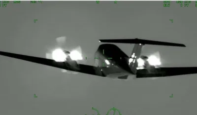 Aeronave detectada por Colombia y desviada a Guatemala donde fue inmovilizada en tierra.