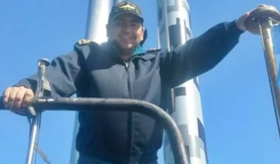 Teniente de navío Fernando Mendoza, tercero en el orden de mando del Submarino ARA San Juan. 