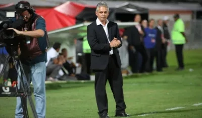 Reinaldo Rueda, técnico del Flamengo. 