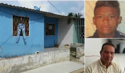  Moisés Cajar, (foto pequeña superior) fue asesinado en el barrio Los Olivos II. En la otra foto, su papá.