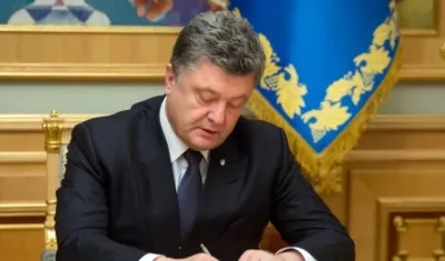 Petró Poroshenko presidente ucraniano.
